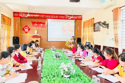 SINH HOẠT CHUYÊN MÔN “HƯỚNG DẪN CÁC HOẠT ĐỘNG GIÁO DỤC CẢM XÚC XÃ HỘI CHO TRẺ
