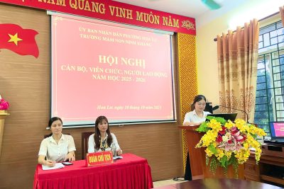 HỘI NGHỊ CÁN BỘ, VIÊN CHỨC, NGƯỜI LAO ĐỘNG NĂM HỌC 2025-2026