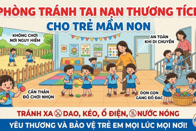 PHÒNG TRÁNH TAI NẠN THƯƠNG TÍCH CHO TRẺ MẦM NON